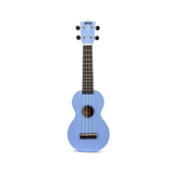 light blue guitar