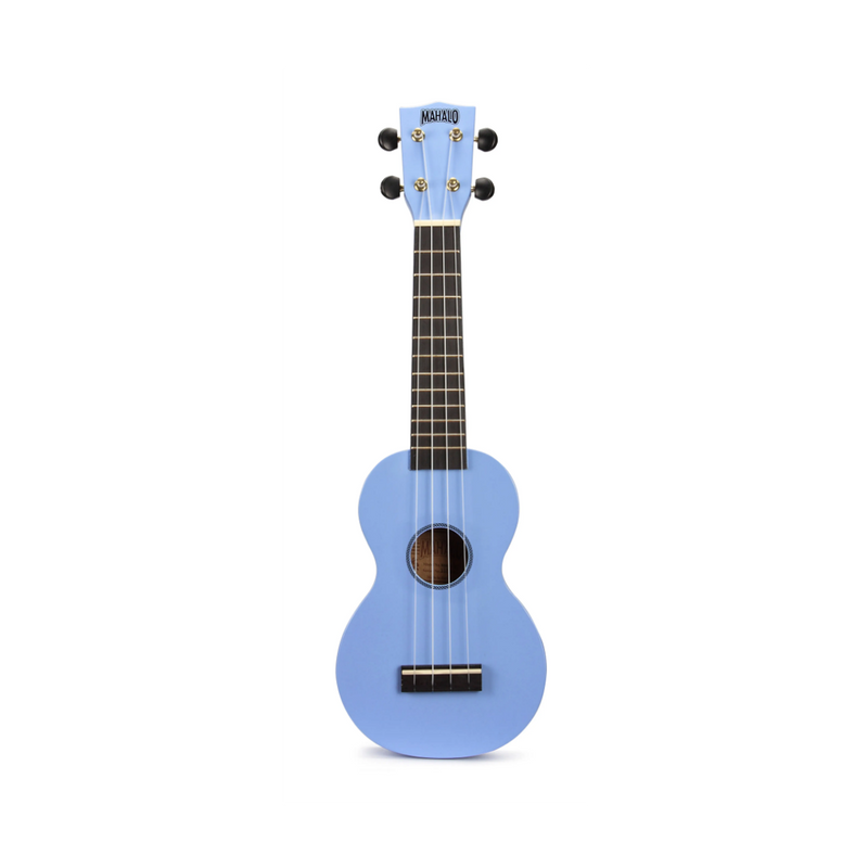 light blue guitar