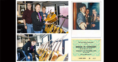 Paul & Linda McCartneyPolaroid (1976), Wings Ticket (1975), Epiphone Texan Signing (2006)