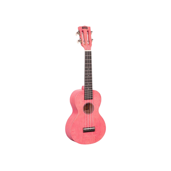 pink guitar left side