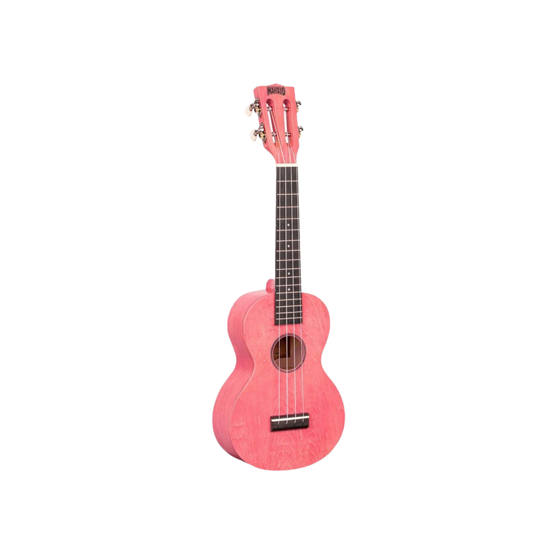 pink guitar left side