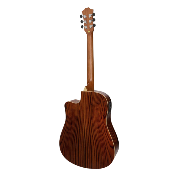 Brown Wood Guitar Back