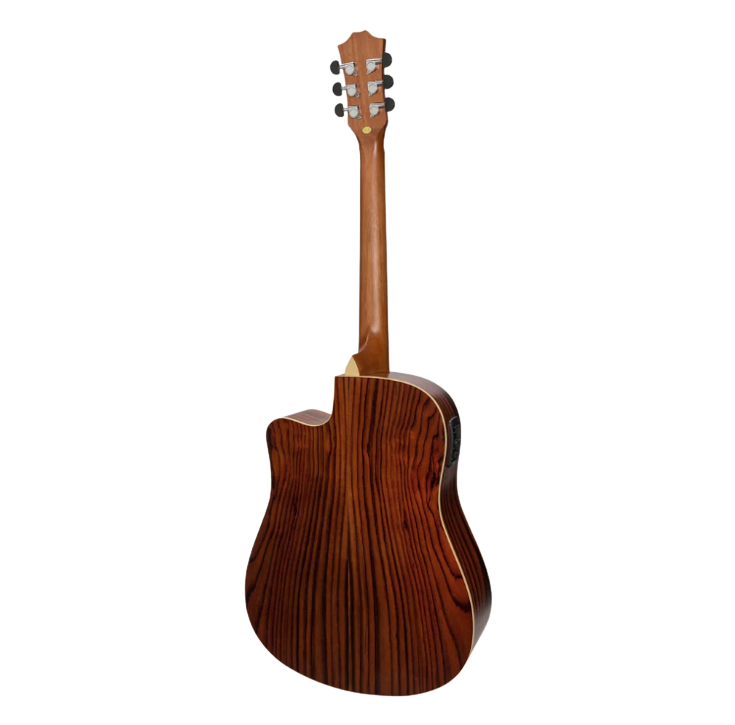 Brown Wood Guitar Back