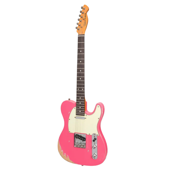 Pink Right Side Guitar