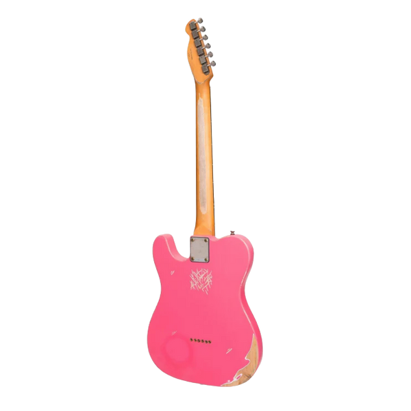 Back Pink Guitar