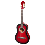 Red Black Front Side Guitar