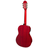 Red Black Back Side Guitar