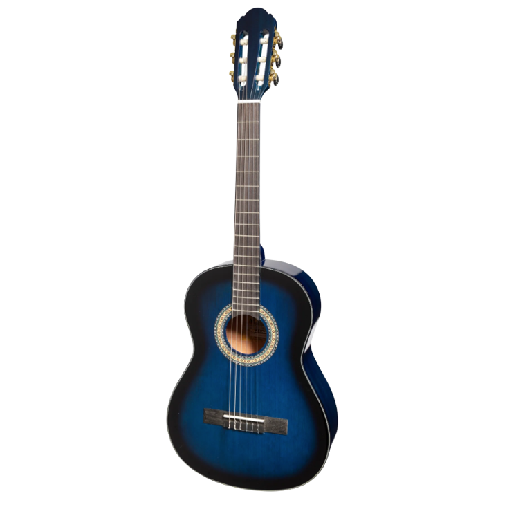 Navy Blue Front Side Guitar