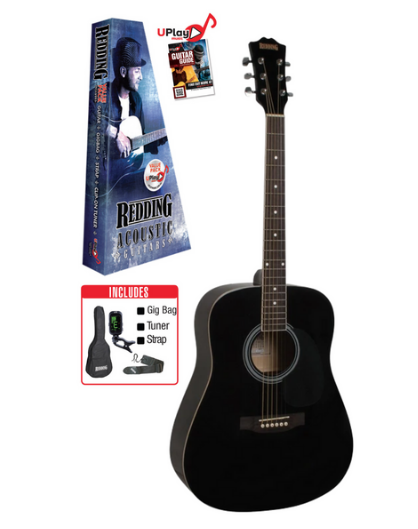 Redding Acqustic Black Guitar