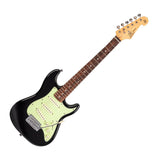 guitar slant black white