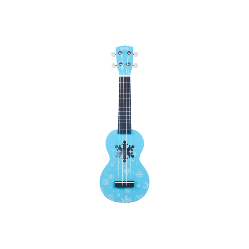 Mahalo MD1SNBU Ukulele Designer Snowflakes