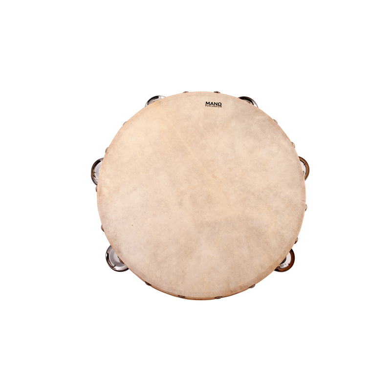 Tambourine Natural with Skin Head